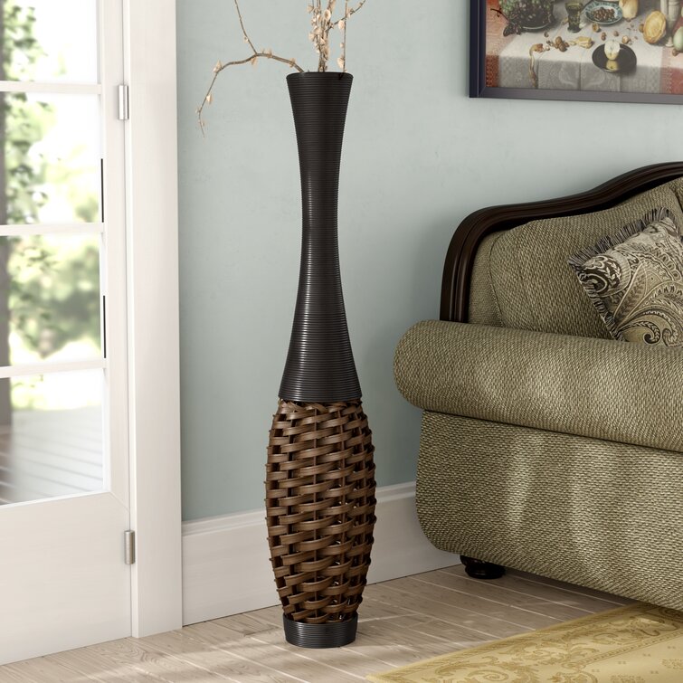 Bay Isle Home Chesterland Brown Floor Vase Reviews Wayfair   Chesterland Brown Floor Vase 